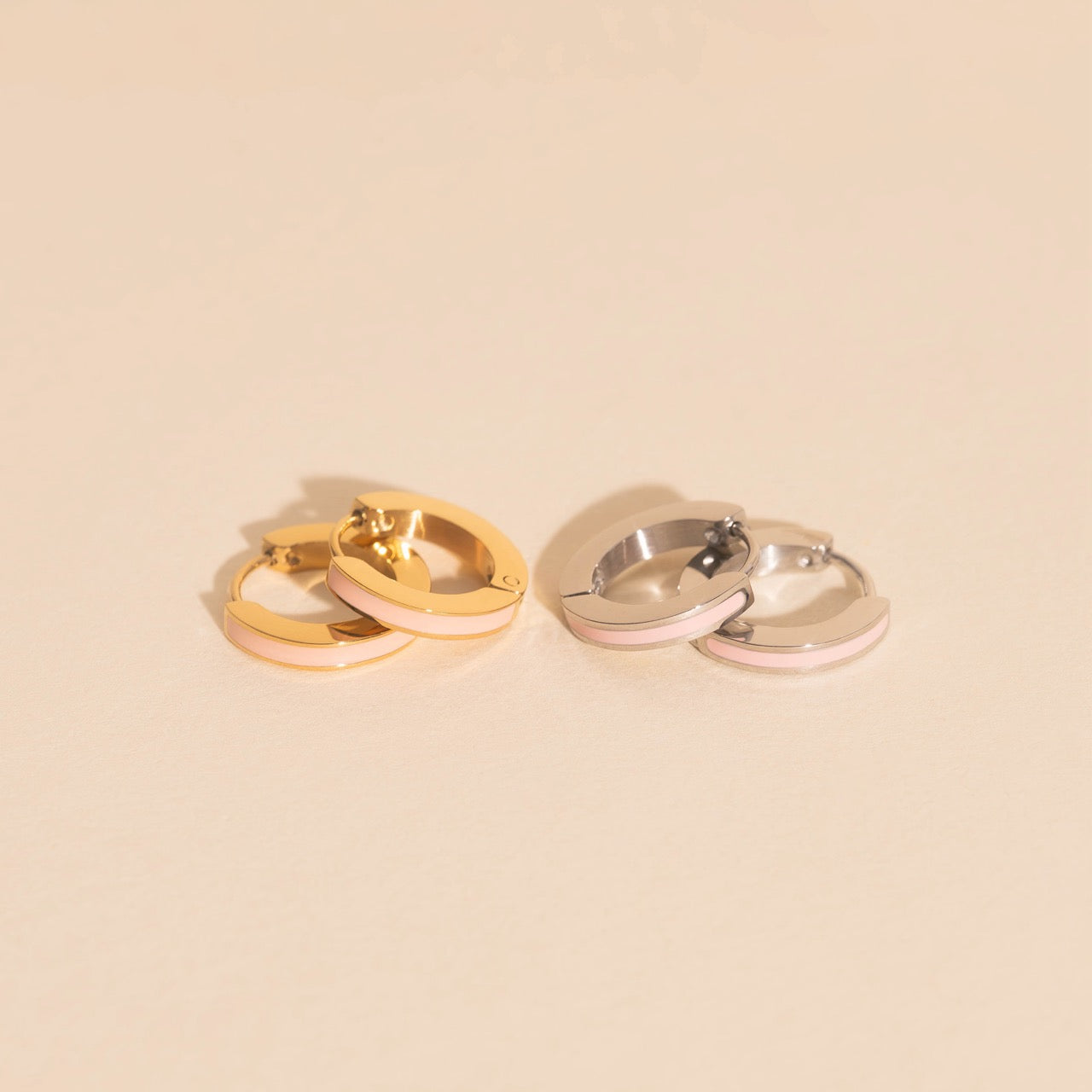 Color Huggie Hoop Earrings