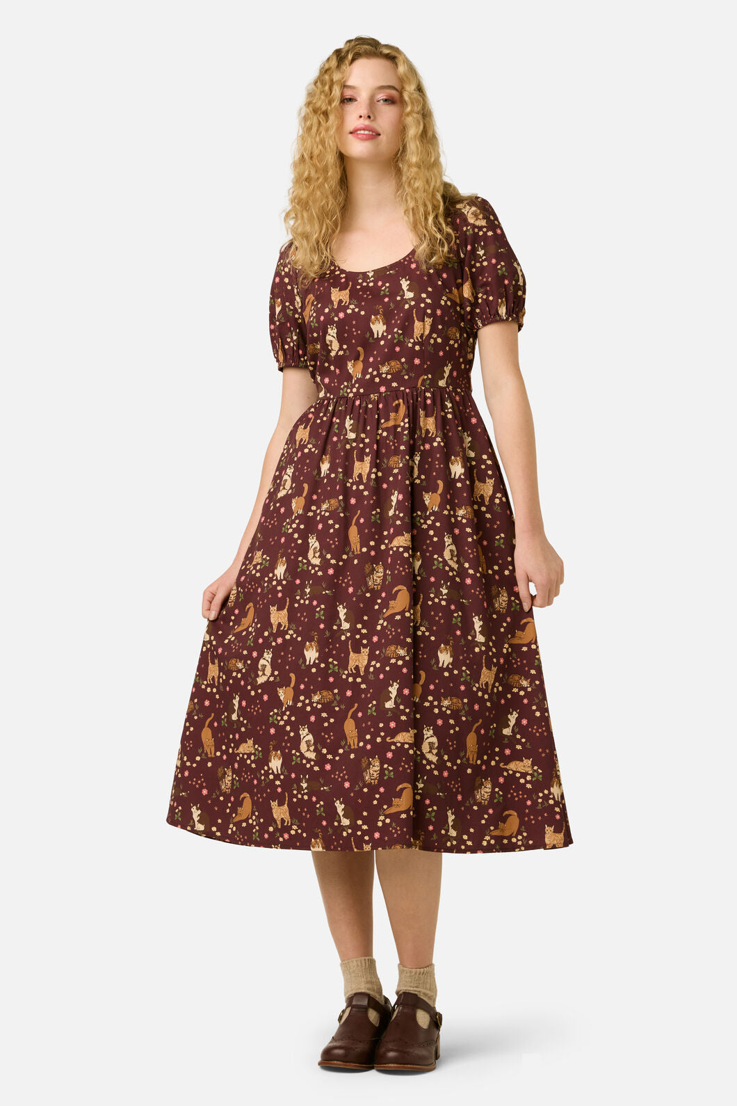 Cute Cats Midi Dress
