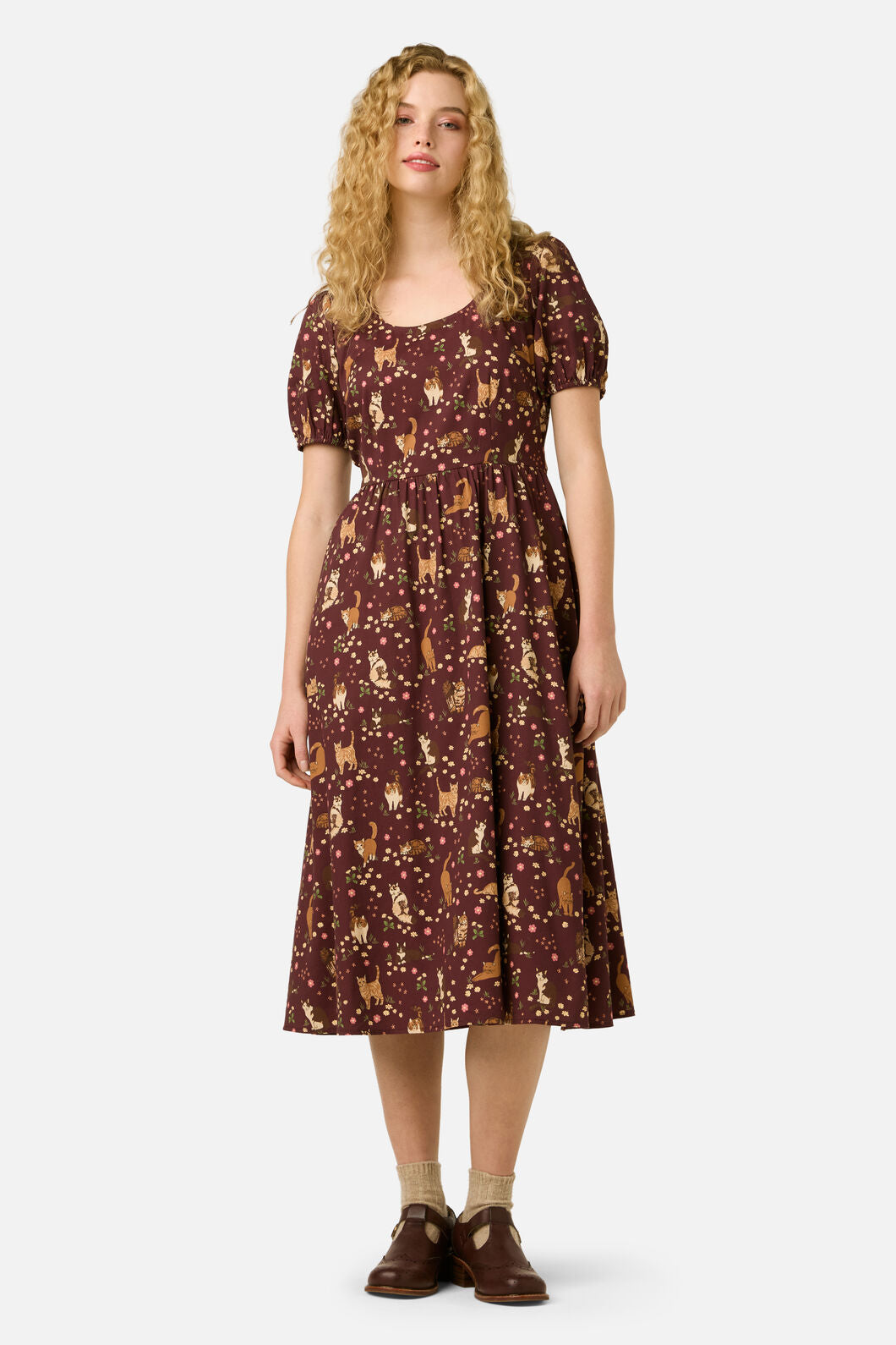 Cute Cats Midi Dress