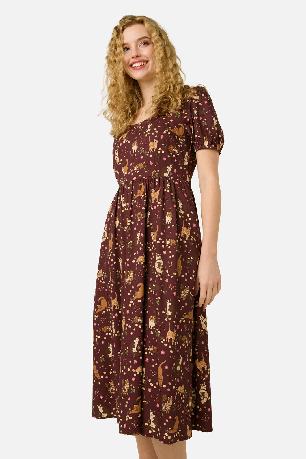Cute Cats Midi Dress