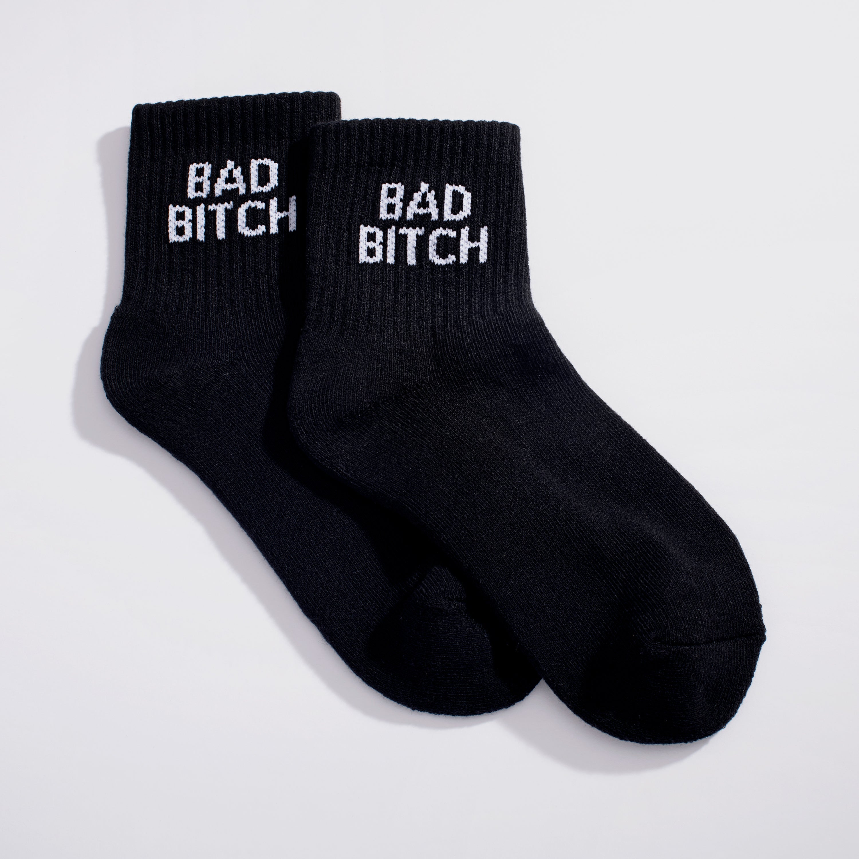 Bad Bitch Quarter Crew Socks