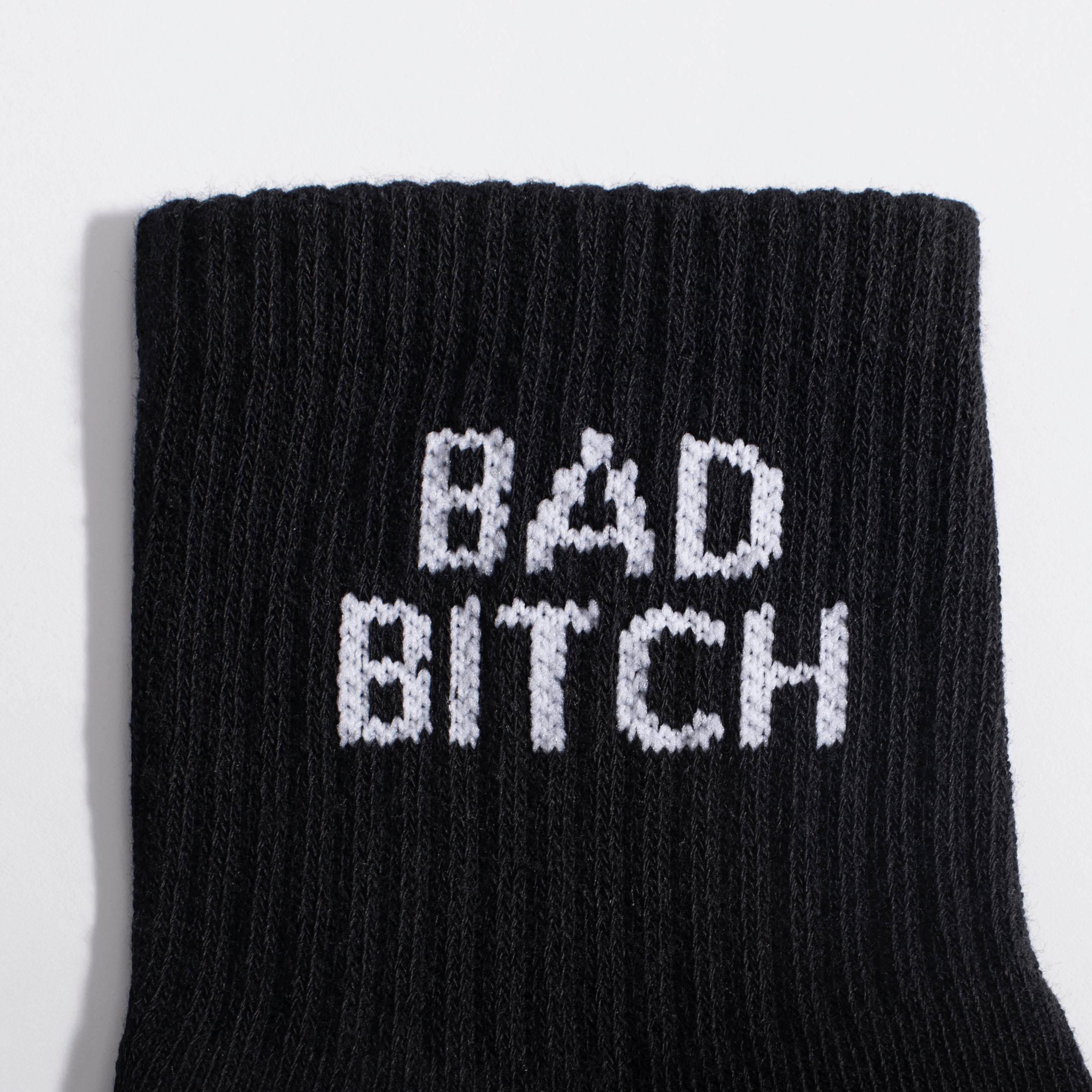 Bad Bitch Quarter Crew Socks