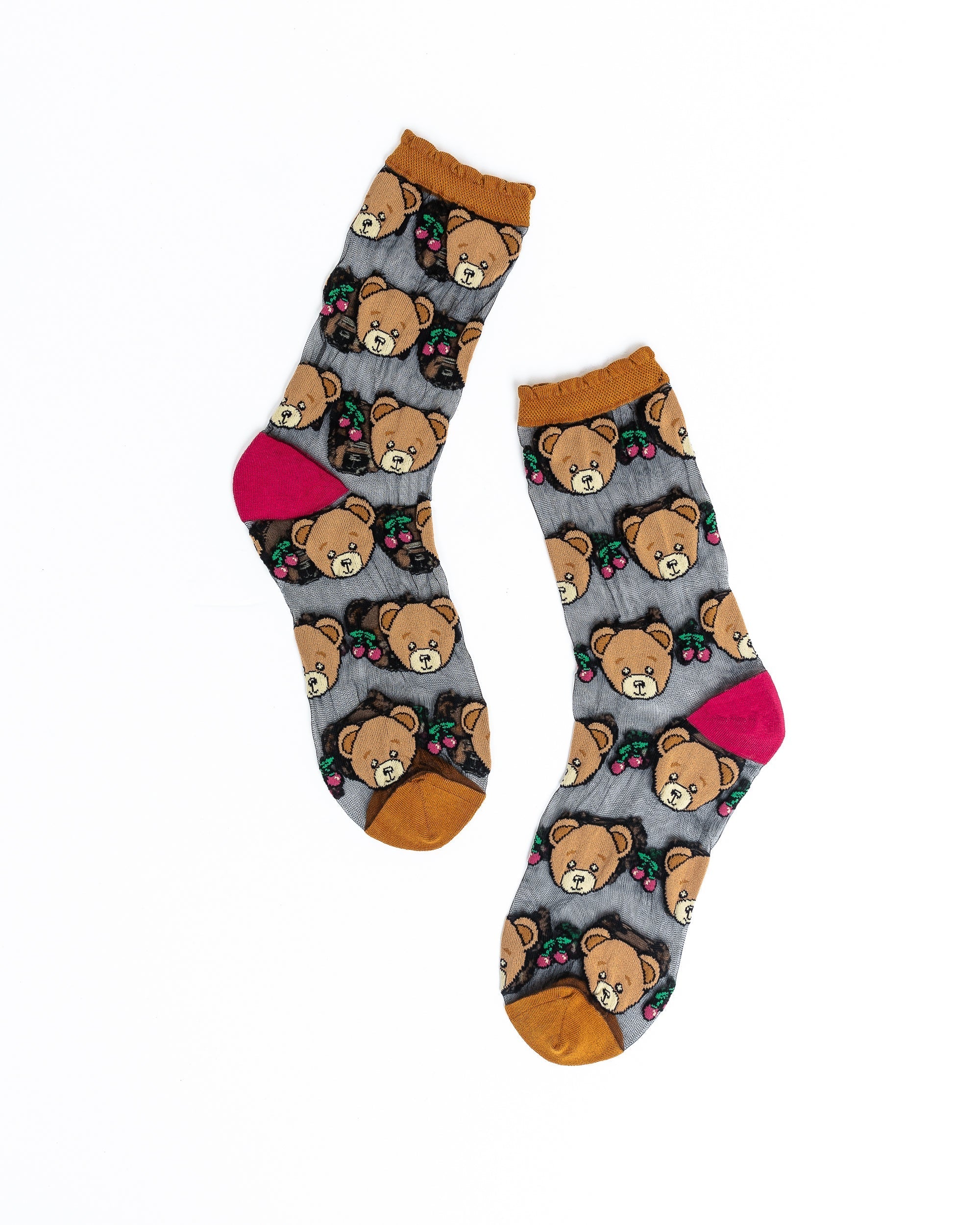 Beary Cute Sheer Socks Bundle 🧸