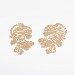 Big Tiger Earrings