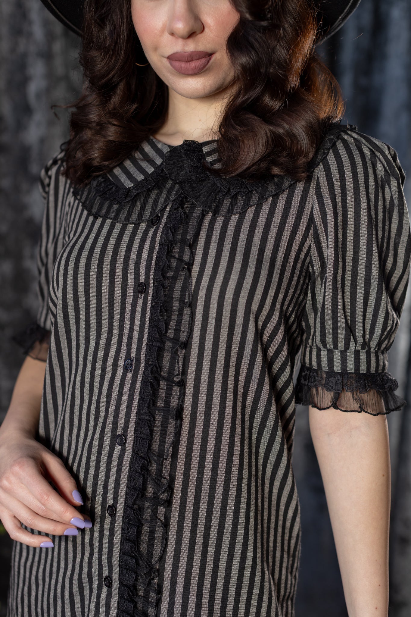 Circe - Striped Mini Dress