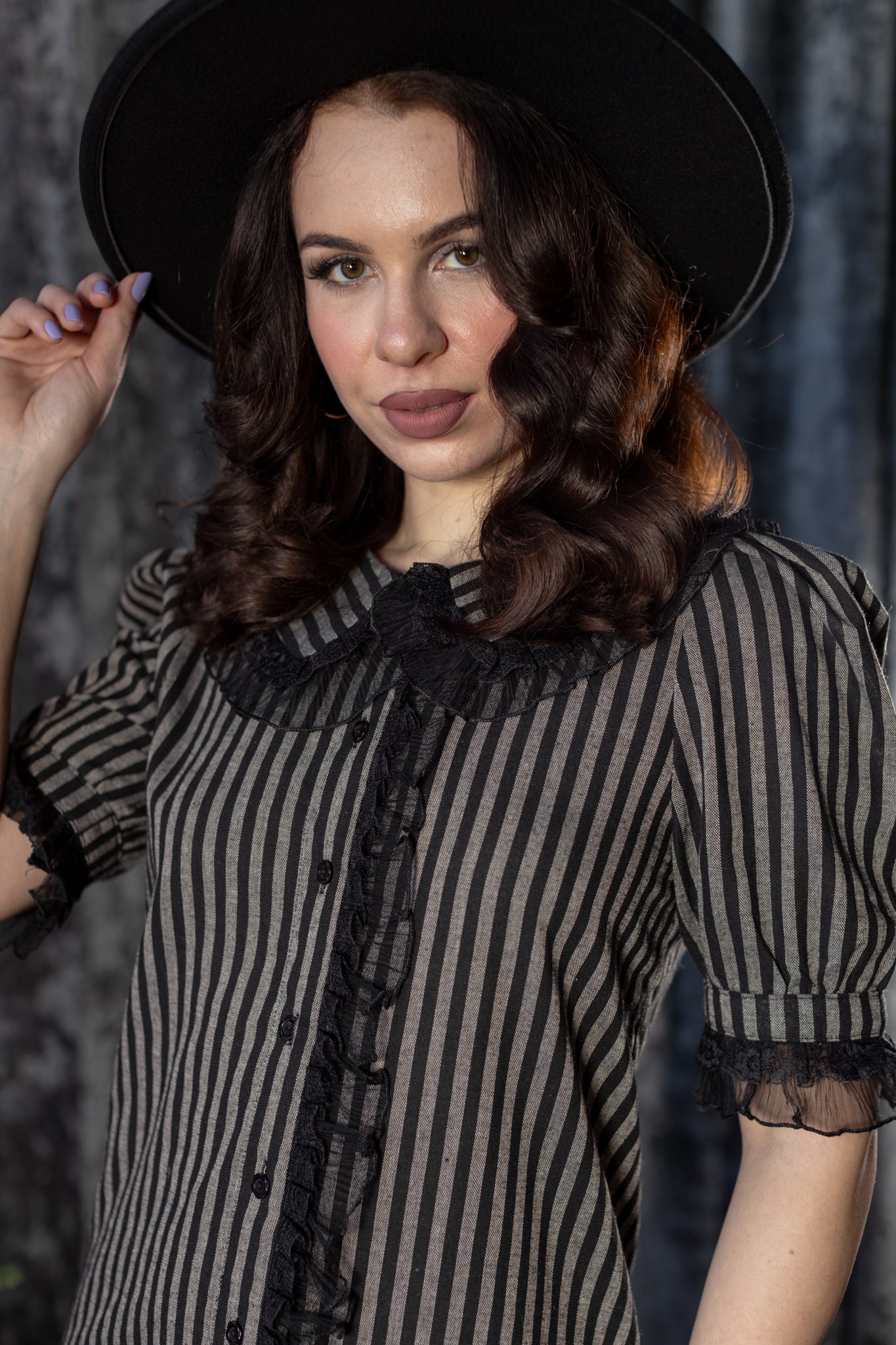 Circe - Striped Mini Dress