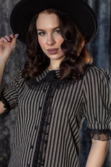 Circe - Striped Mini Dress