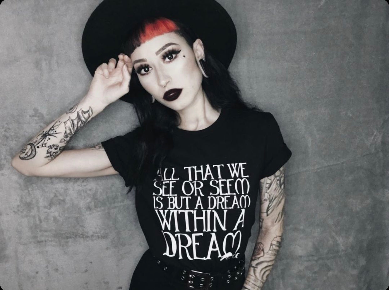 A Dream Within A Dream Poe Quote: T-Shirt