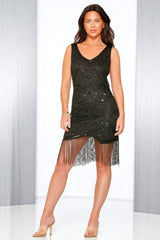 Black Flapper Dress